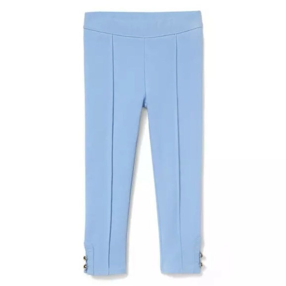 Janie & Jack Girls Toddler Kids Button Cuff Pull-On Ponte Pants. 12-18 Months.